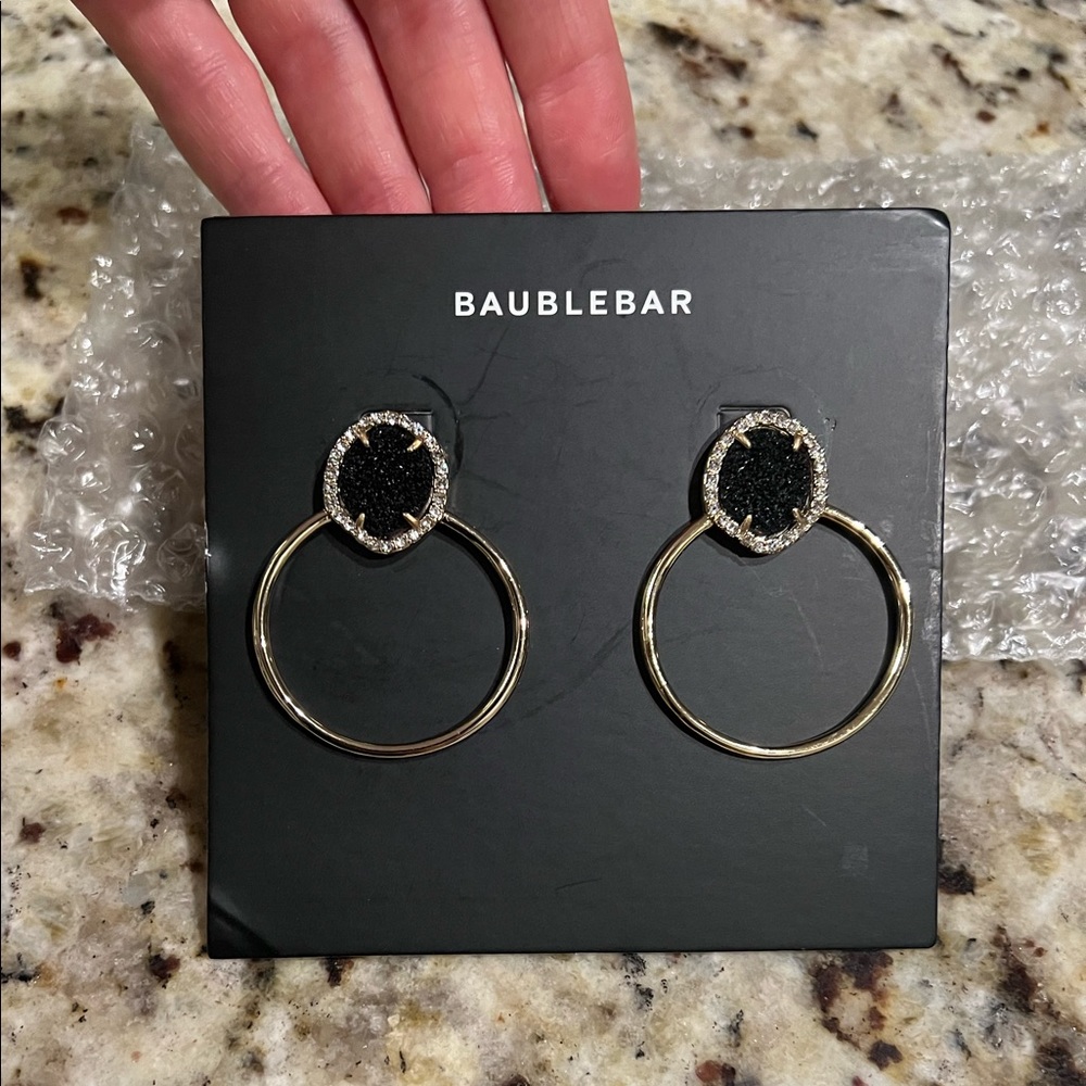 NWT Baublebar Hoop earrings
